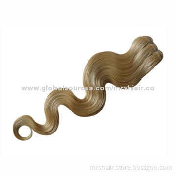 Queen 613# Grade AAAAA light blonde Peruvian hair body wavy weft 100g/pc 12" 14" 16" 18" 20" 22" 24"